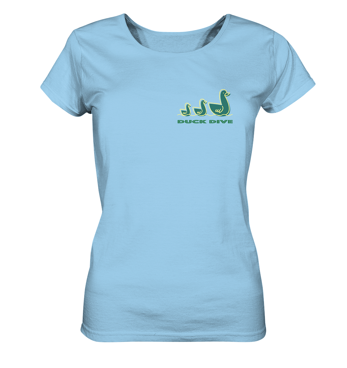 Shirt - Three Ducks - Ladies Organic Shirt - Duck Dive Clothing