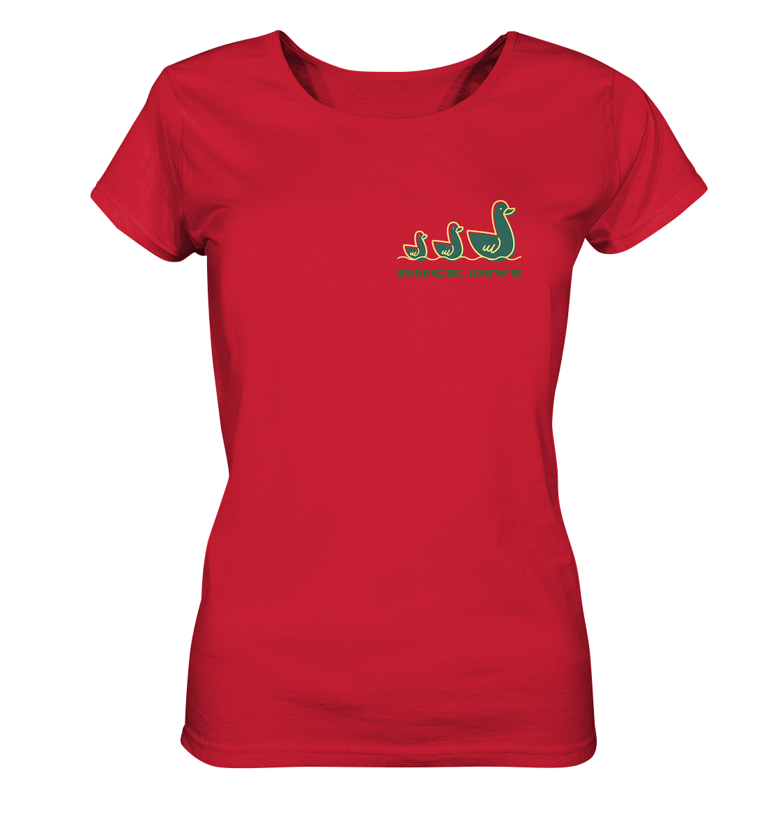 Shirt - Three Ducks - Ladies Organic Shirt - Duck Dive Clothing