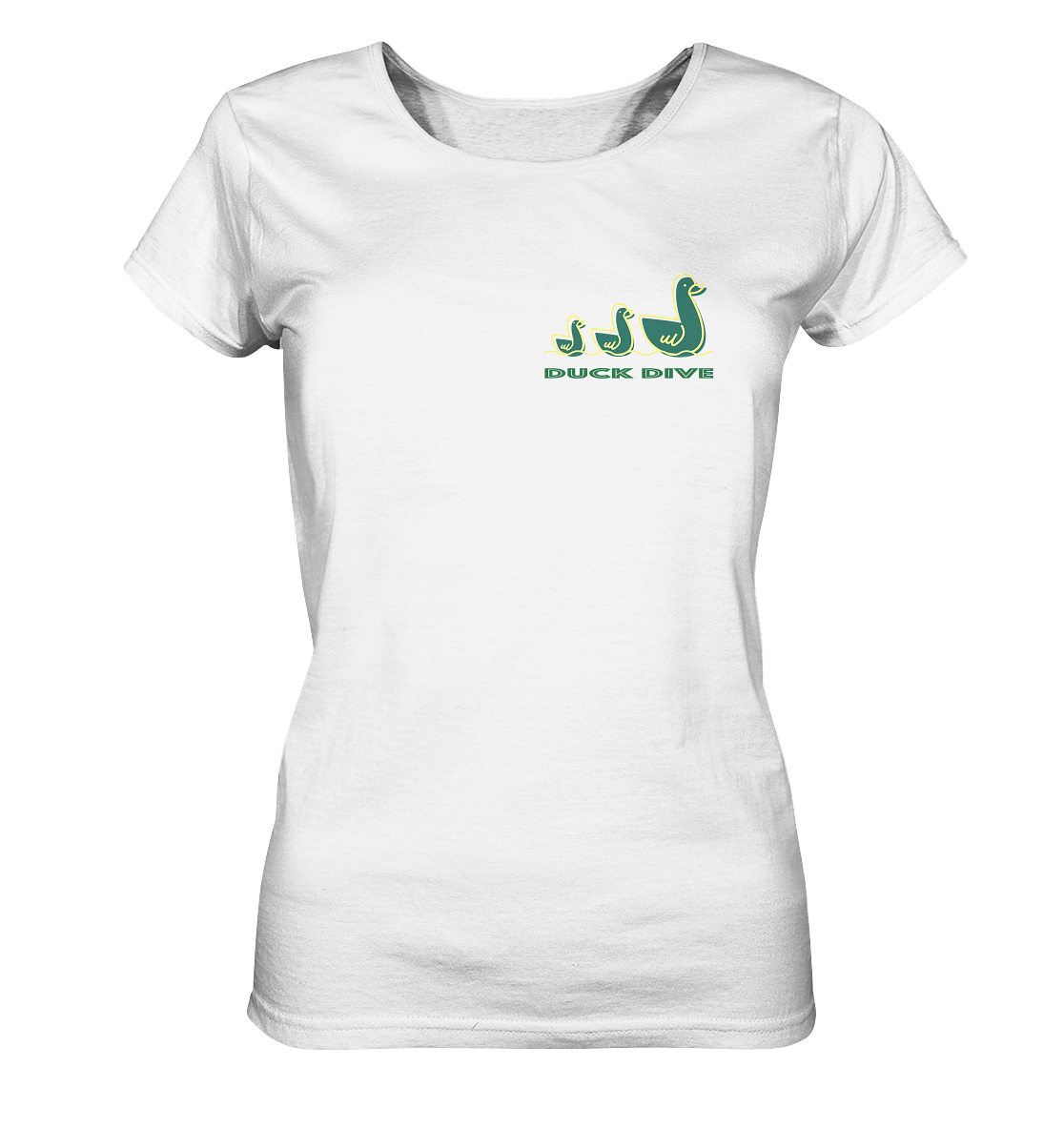 Shirt - Three Ducks - Ladies Organic Shirt - Duck Dive Clothing