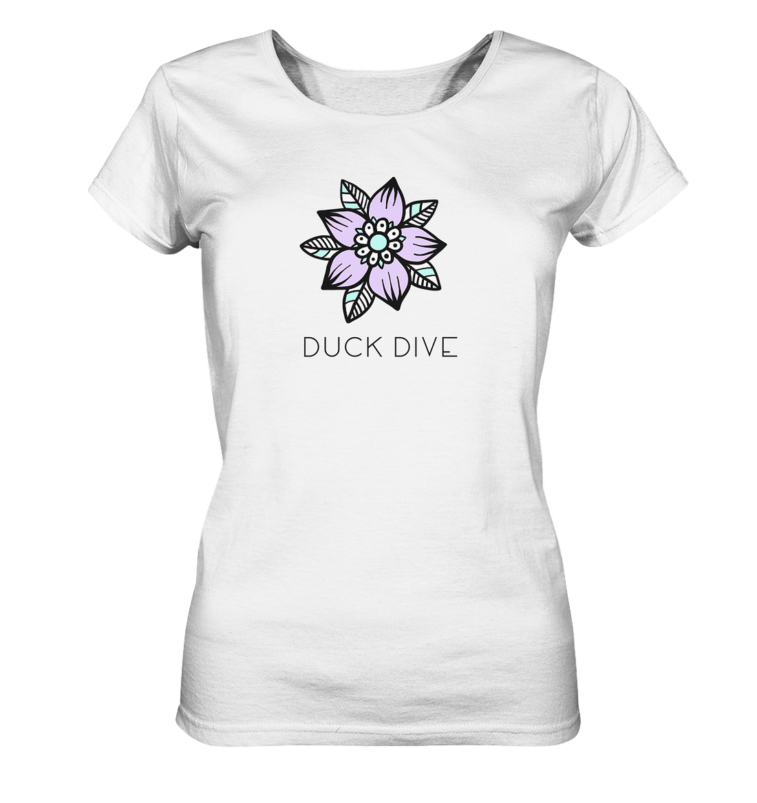 Shirt - Flower III - Ladies Organic Shirt - Duck Dive Clothing