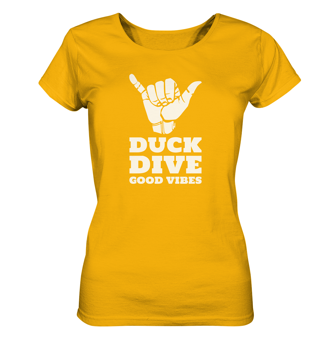 Shirt - Good Vibes - Ladies Organic Shirt - Duck Dive Clothing