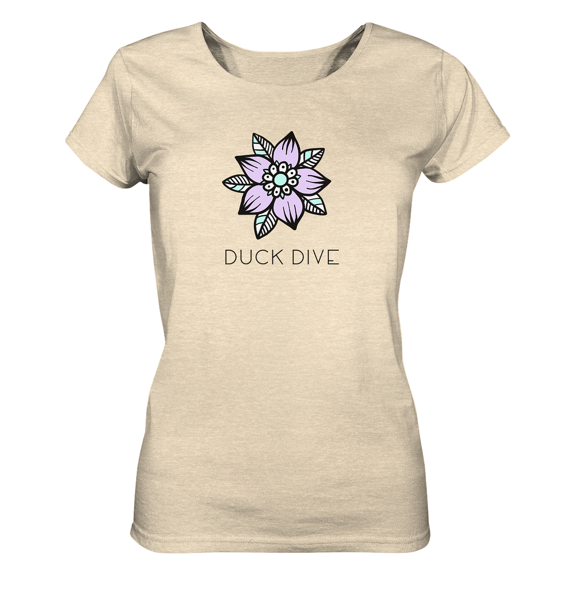 Shirt - Flower III - Ladies Organic Shirt - Duck Dive Clothing