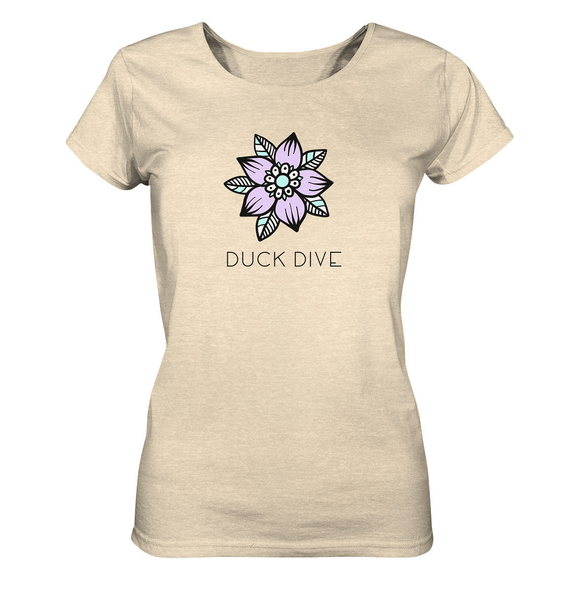 Shirt - Flower III - Ladies Organic Shirt - Duck Dive Clothing