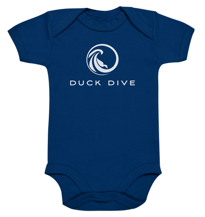 Kids Body Duck Dive Logo - Organic Baby Bodysuite - Duck Dive Clothing