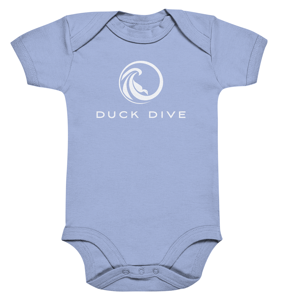 Kids Body Duck Dive Logo - Organic Baby Bodysuite - Duck Dive Clothing