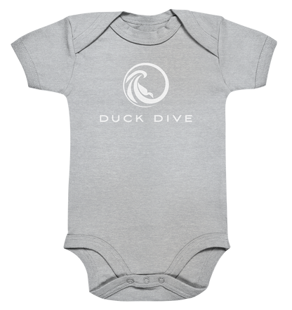 Kids Body Duck Dive Logo - Organic Baby Bodysuite - Duck Dive Clothing