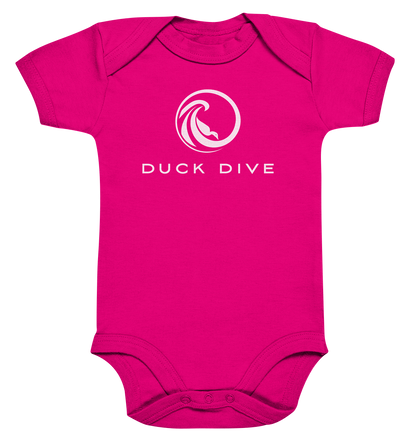 Kids Body Duck Dive Logo - Organic Baby Bodysuite - Duck Dive Clothing