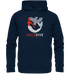 Hoodie - Red Mermaid - Organic Hoodie - Duck Dive Clothing