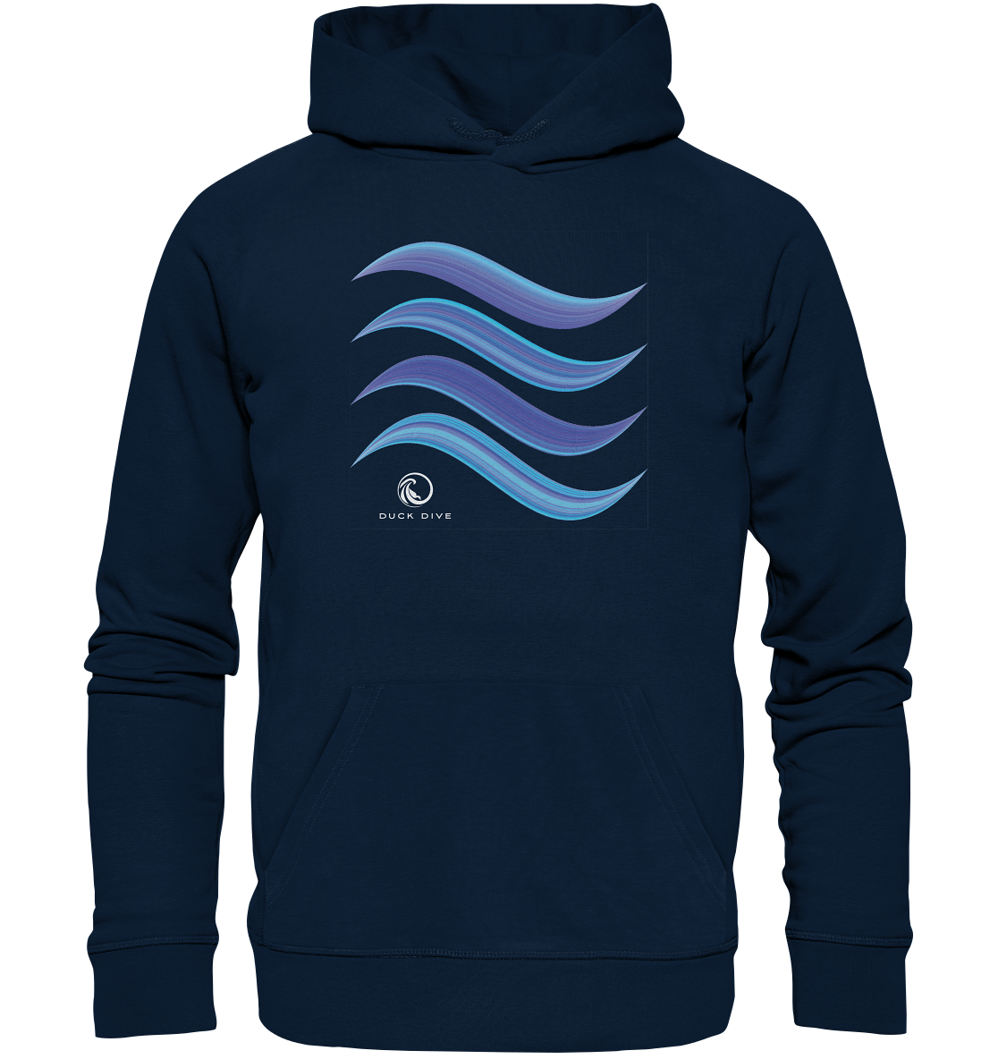 Four Waves II - Organic Hoodie - Duck Dive Clothing