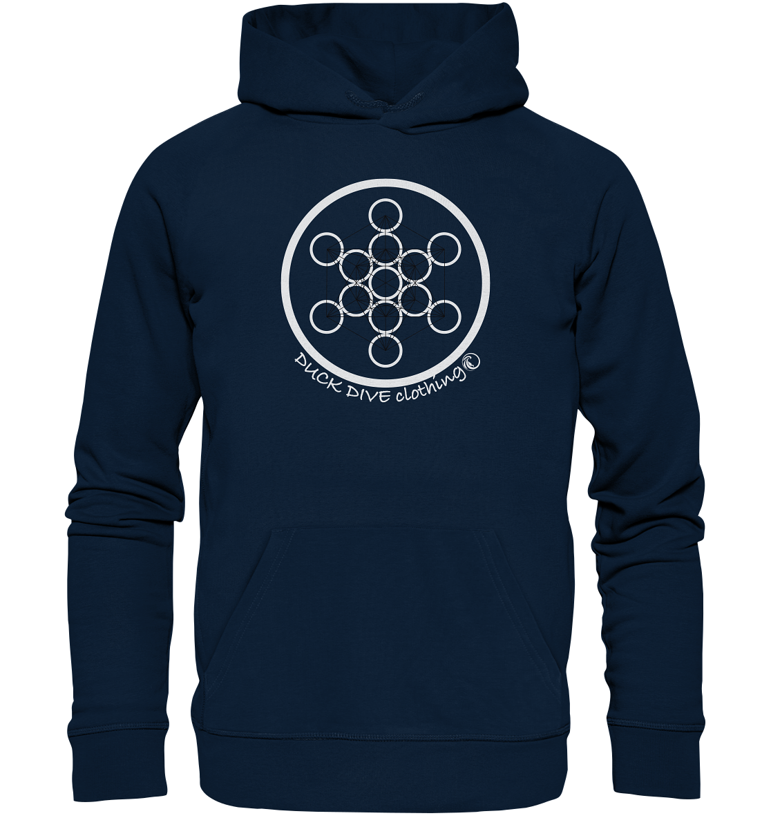 Hoodie - Flower of Life - Organic Hoodie - Duck Dive Clothing