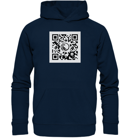 Hoodie - QR-Code - Organic Hoodie - Duck Dive Clothing