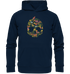 Hoodie - Flower Skull - Organic Hoodie - Duck Dive Clothing