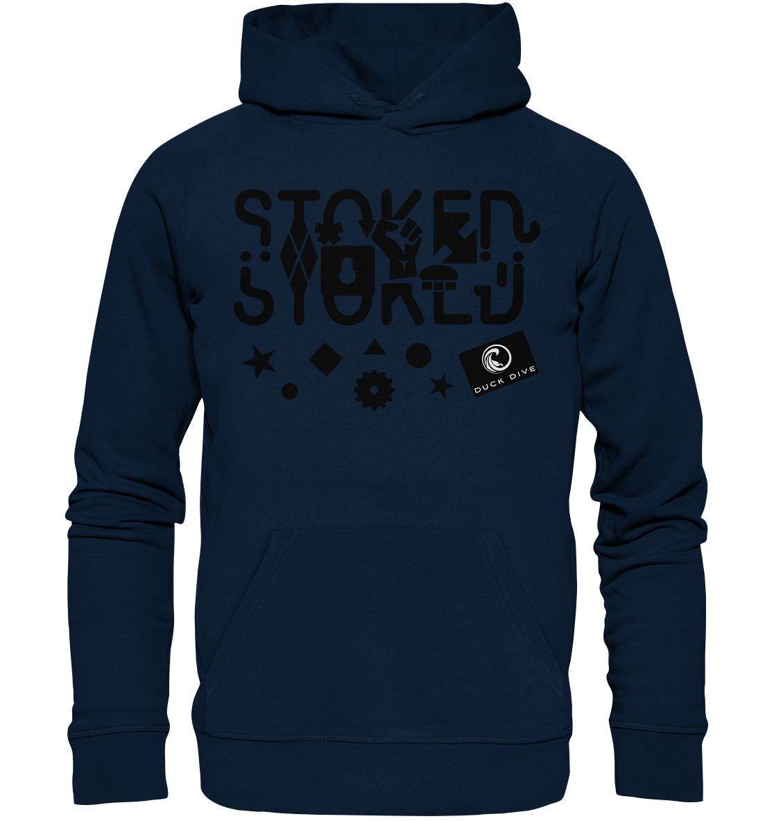 Stoked Floded - Organic Hoodie - Duck Dive Clothing