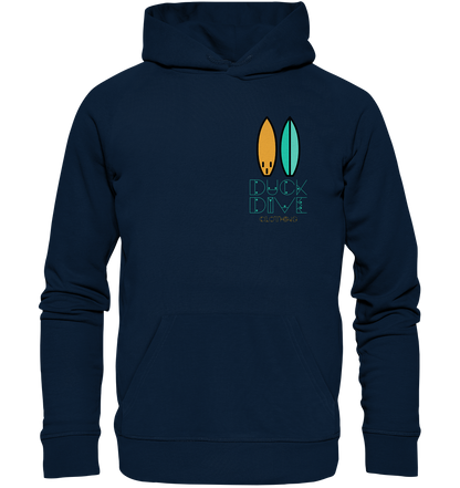 Two Surfboards - Organic Hoodie - Duck Dive Clothing