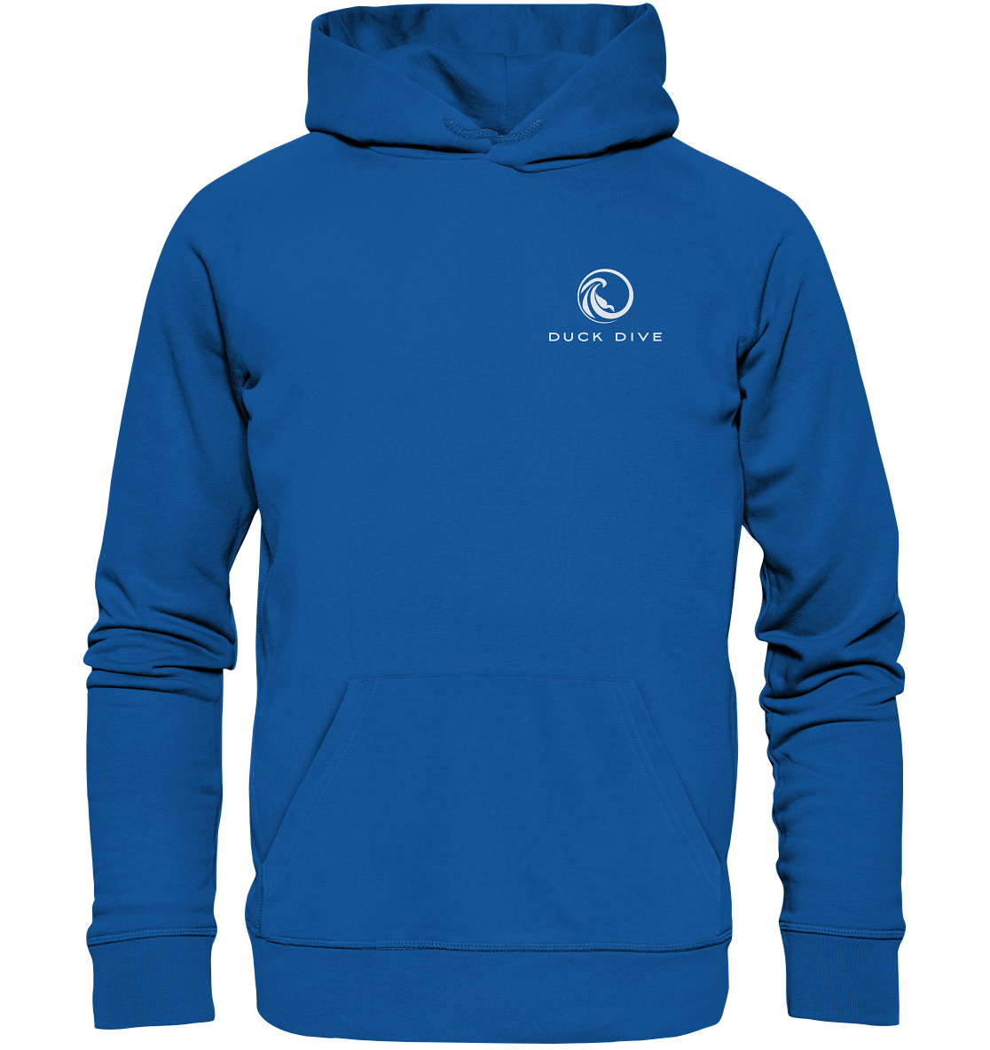 Hoodie - Duck Dive Brust Logo - Organic Hoodie - Duck Dive Clothing