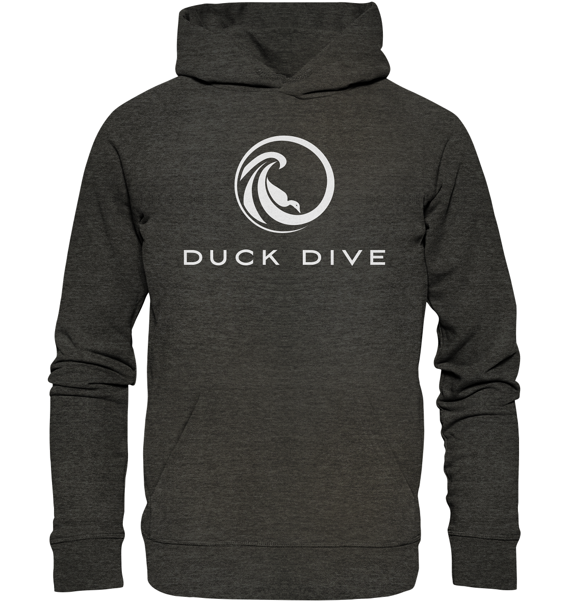 Hoodie - Duck Dive Logo - Organic Hoodie - Duck Dive Clothing