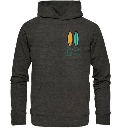 Two Surfboards - Organic Hoodie - Duck Dive Clothing