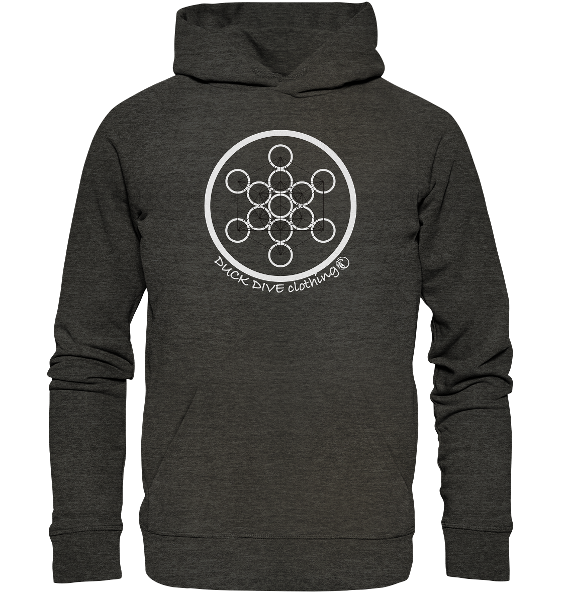 Hoodie - Flower of Life - Organic Hoodie - Duck Dive Clothing