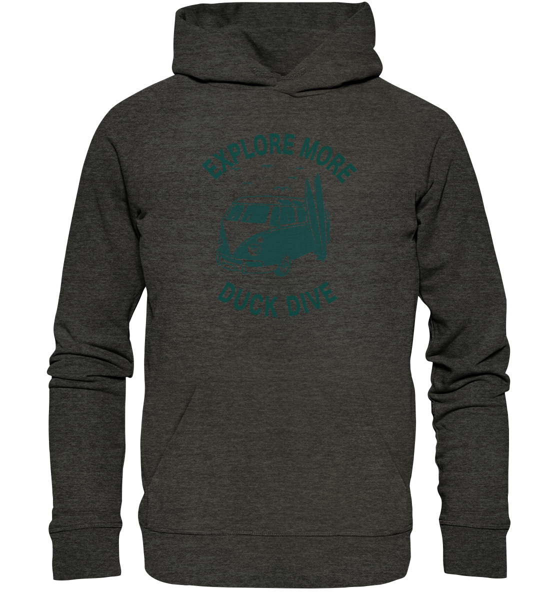 Hoodie - Explore More - Organic Hoodie - Duck Dive Clothing