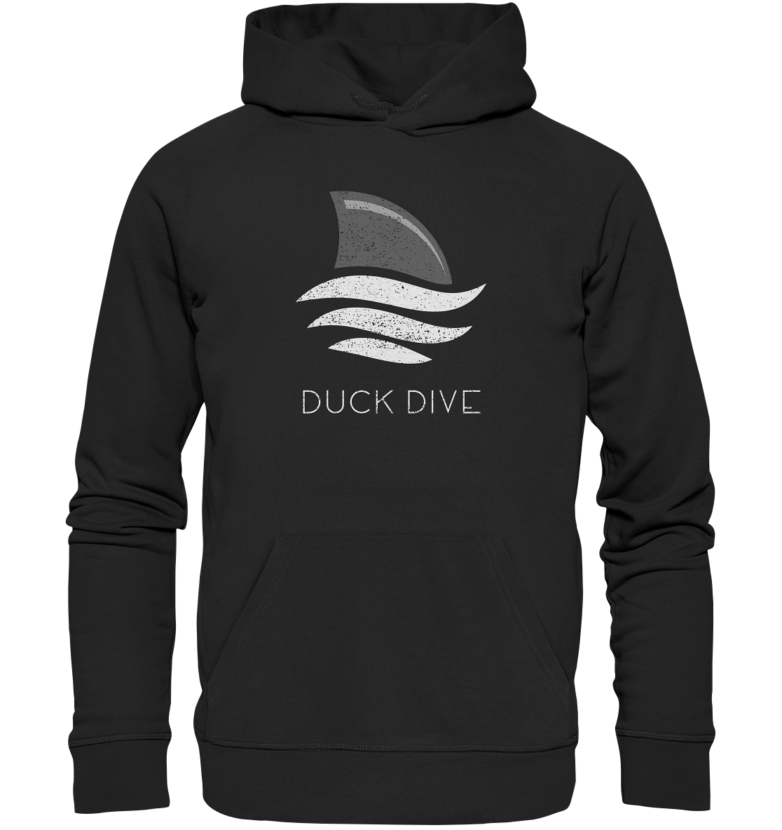 Shark Fin - Organic Hoodie - Duck Dive Clothing