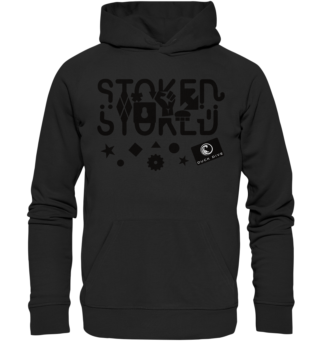 Stoked Floded - Organic Hoodie - Duck Dive Clothing