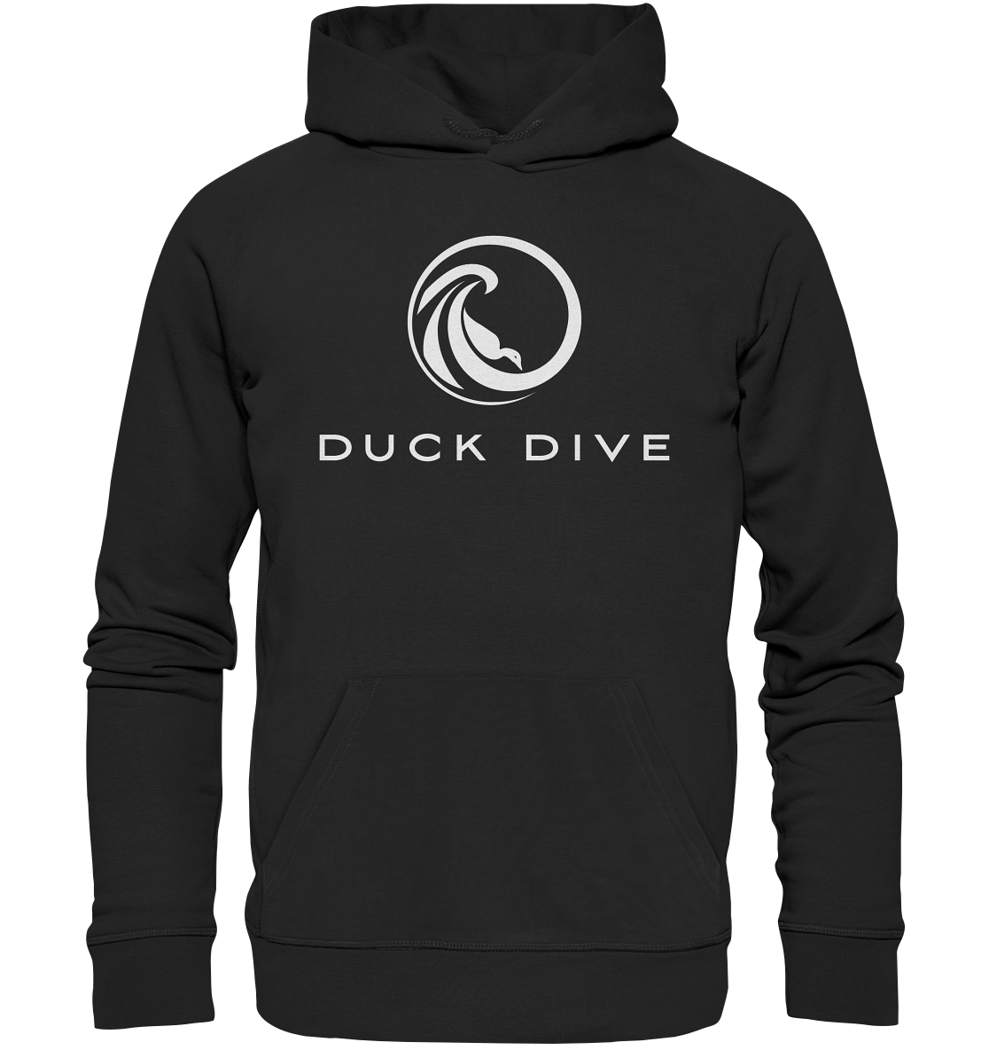 Hoodie - Duck Dive Logo - Organic Hoodie - Duck Dive Clothing