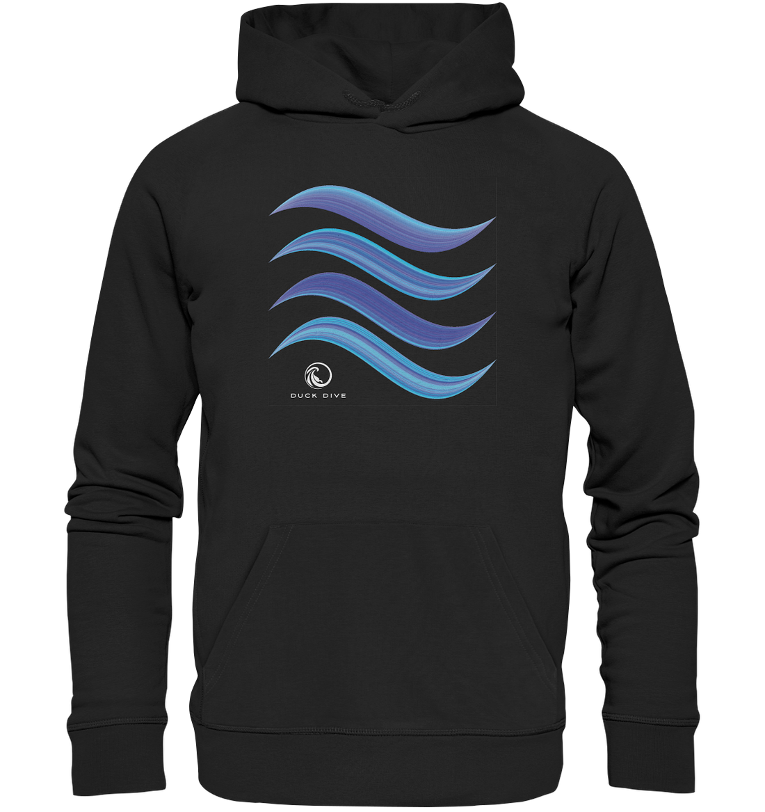 Four Waves II - Organic Hoodie - Duck Dive Clothing