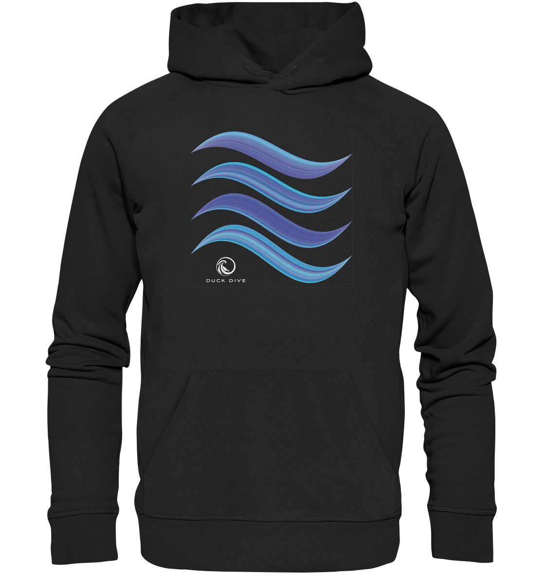 Four Waves II - Organic Hoodie - Duck Dive Clothing