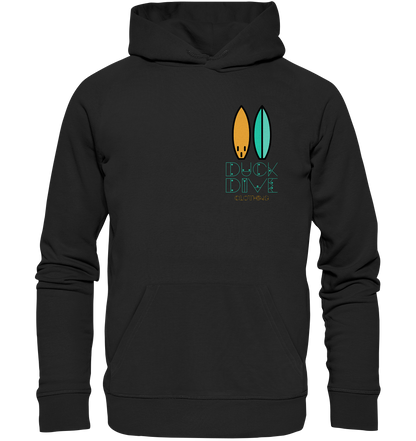 Two Surfboards - Organic Hoodie - Duck Dive Clothing