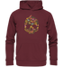 Hoodie - Flower Skull - Organic Hoodie - Duck Dive Clothing