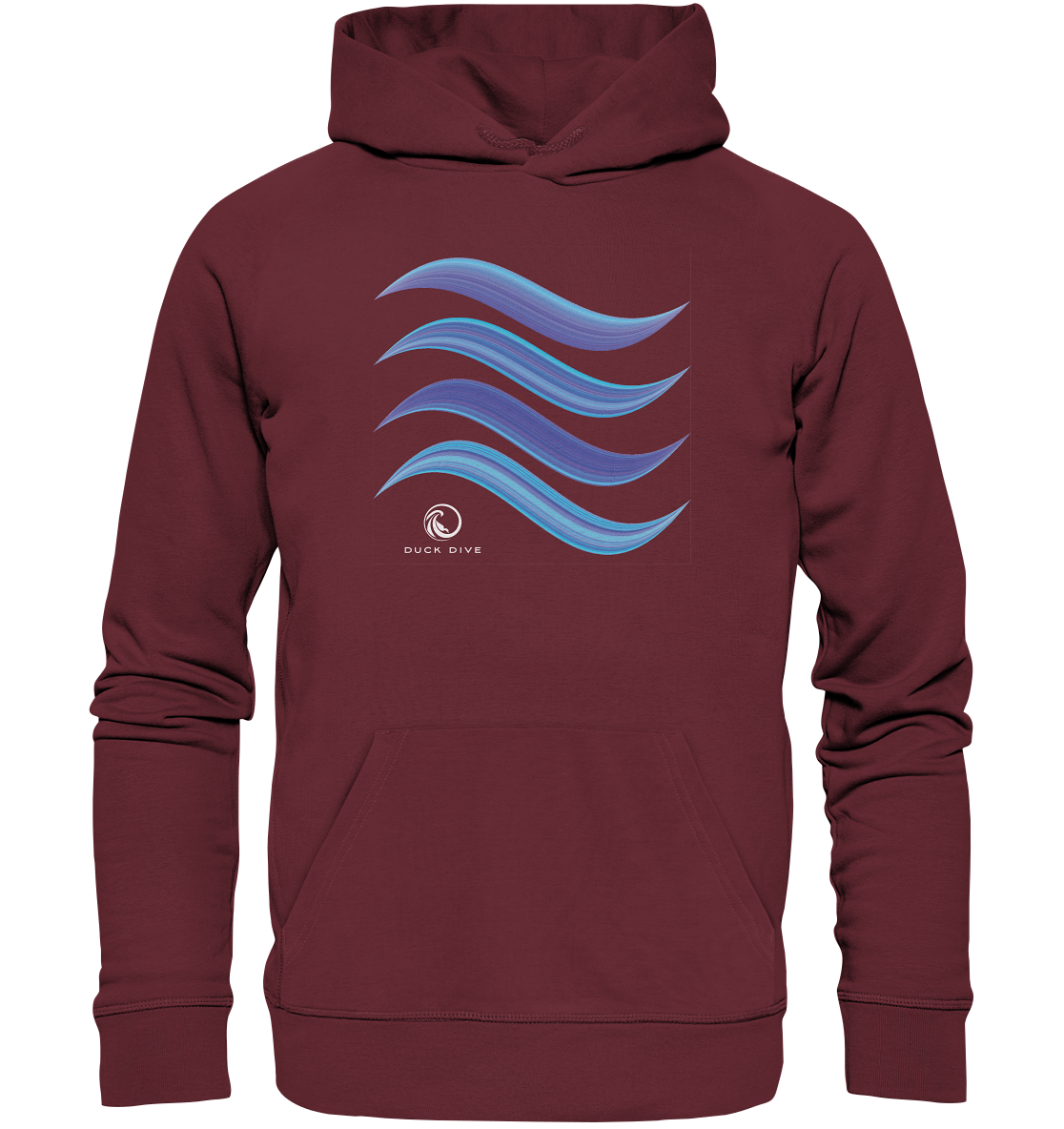 Four Waves II - Organic Hoodie - Duck Dive Clothing