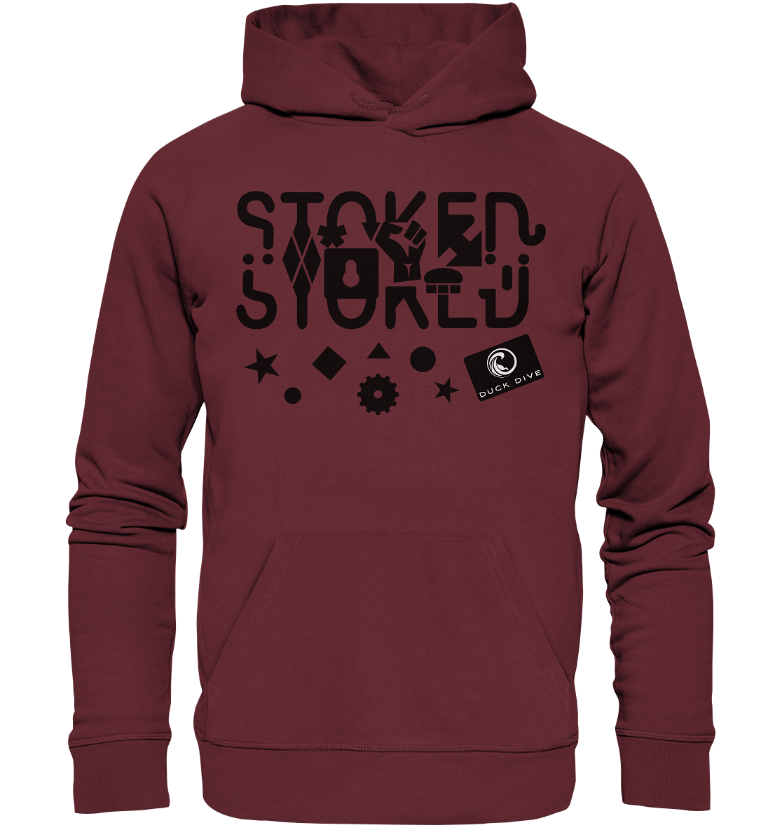 Stoked Floded - Organic Hoodie - Duck Dive Clothing