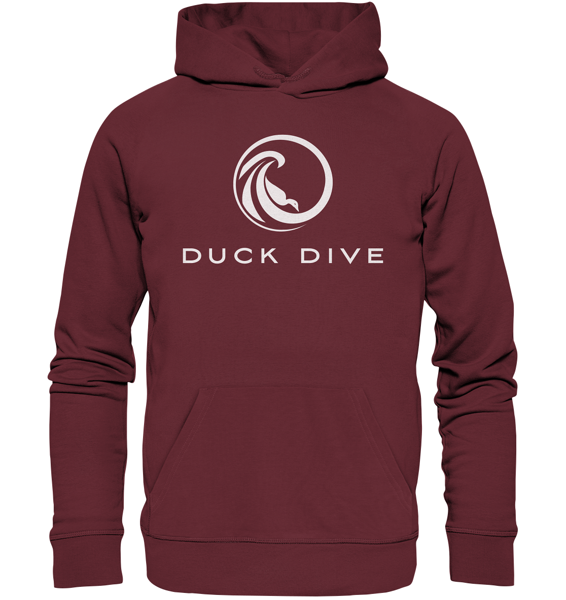 Hoodie - Duck Dive Logo - Organic Hoodie - Duck Dive Clothing