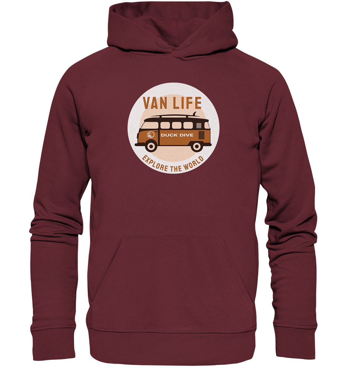 Hoodie - Van Life - Organic Hoodie - Duck Dive Clothing