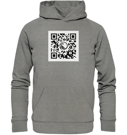 Hoodie - QR-Code - Organic Hoodie - Duck Dive Clothing