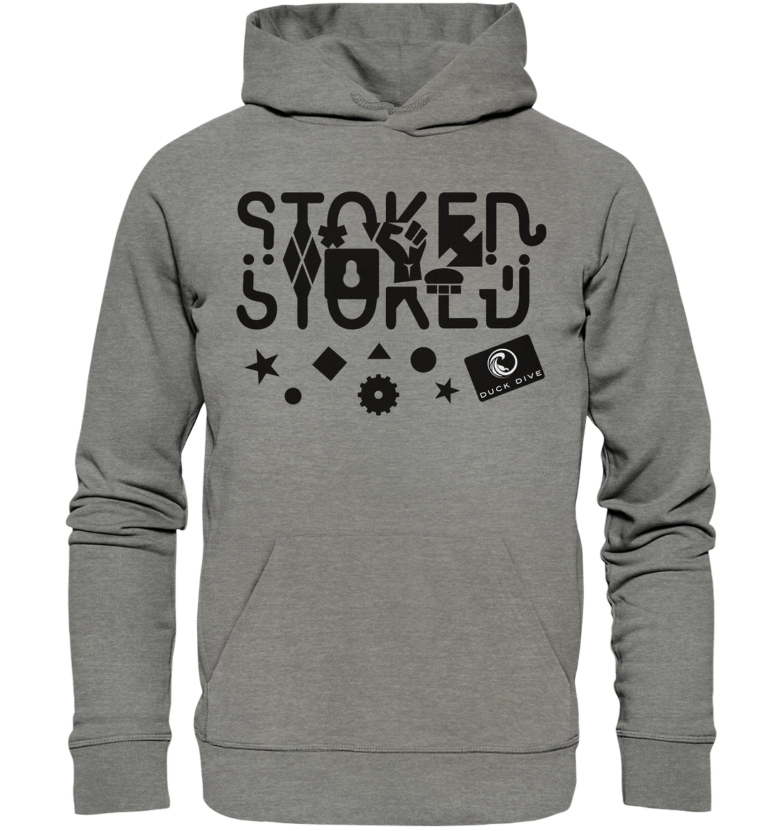 Stoked Floded - Organic Hoodie - Duck Dive Clothing