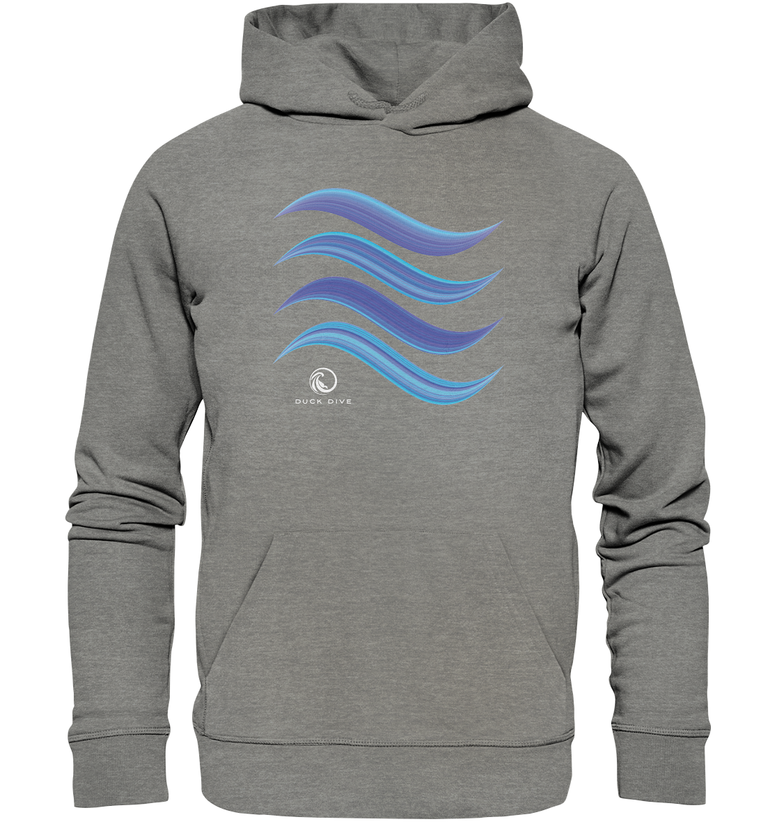 Four Waves II - Organic Hoodie - Duck Dive Clothing