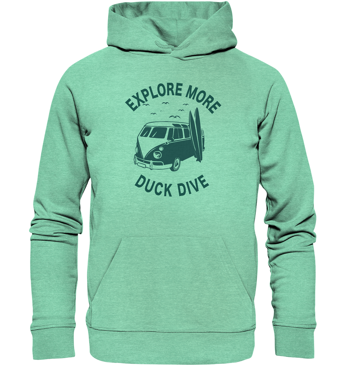 Hoodie - Explore More - Organic Hoodie - Duck Dive Clothing