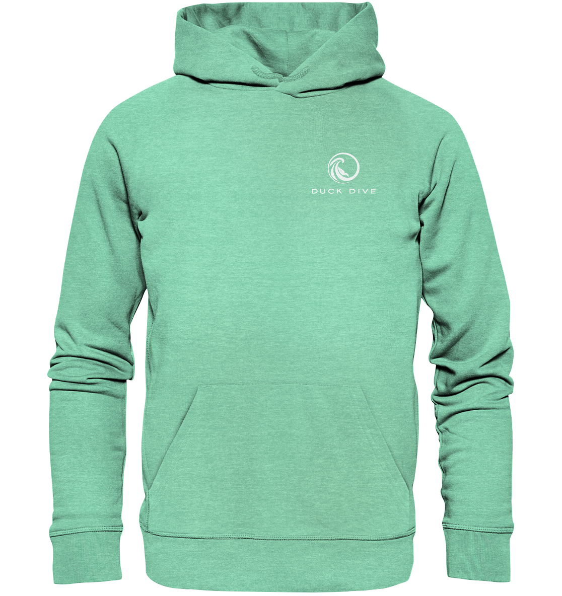 Hoodie - Duck Dive Brust Logo - Organic Hoodie - Duck Dive Clothing