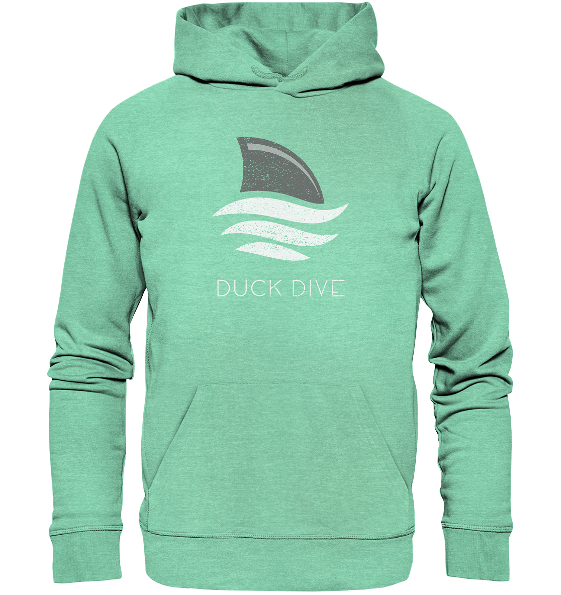 Shark Fin - Organic Hoodie - Duck Dive Clothing