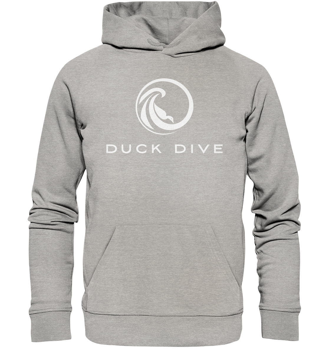 Hoodie - Duck Dive Logo - Organic Hoodie - Duck Dive Clothing