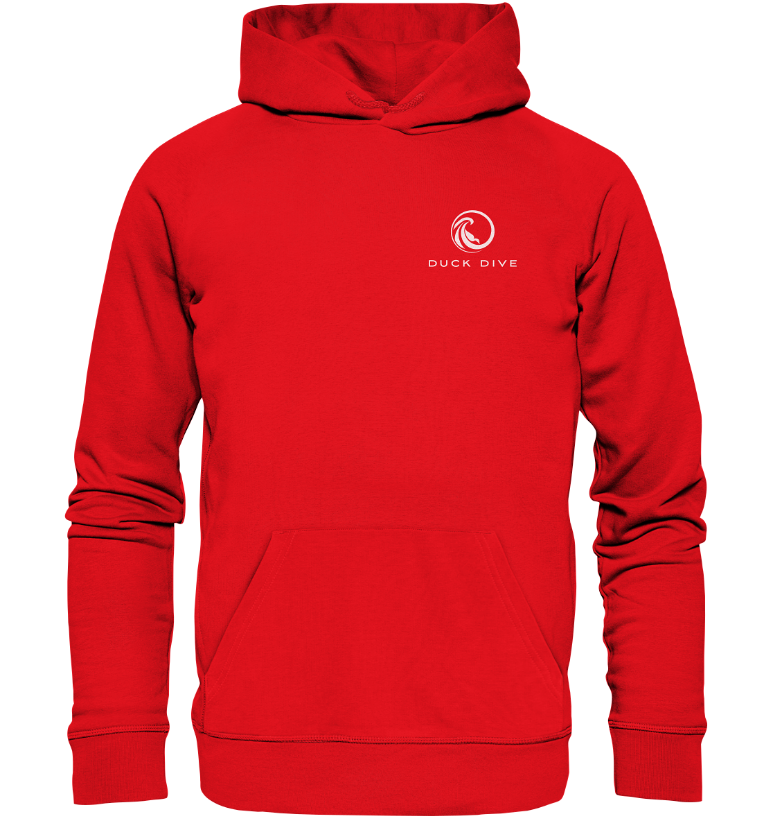 Hoodie - Duck Dive Brust Logo - Organic Hoodie - Duck Dive Clothing