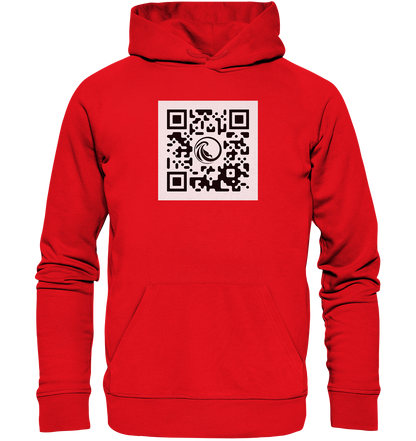 Hoodie - QR-Code - Organic Hoodie - Duck Dive Clothing