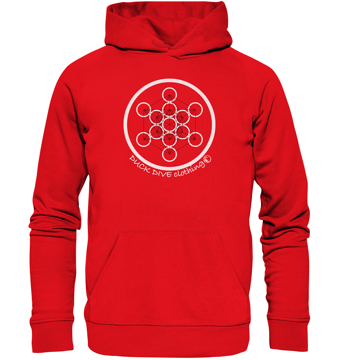 Hoodie - Flower of Life - Organic Hoodie - Duck Dive Clothing