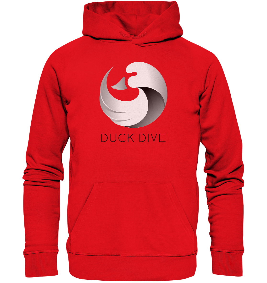 Hoodie - Duck &amp; Wave Silver - Organic Hoodie - Duck Dive Clothing