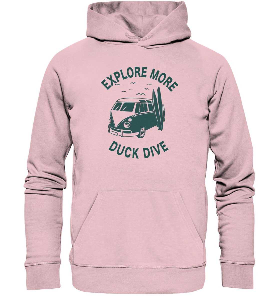 Hoodie - Explore More - Organic Hoodie - Duck Dive Clothing