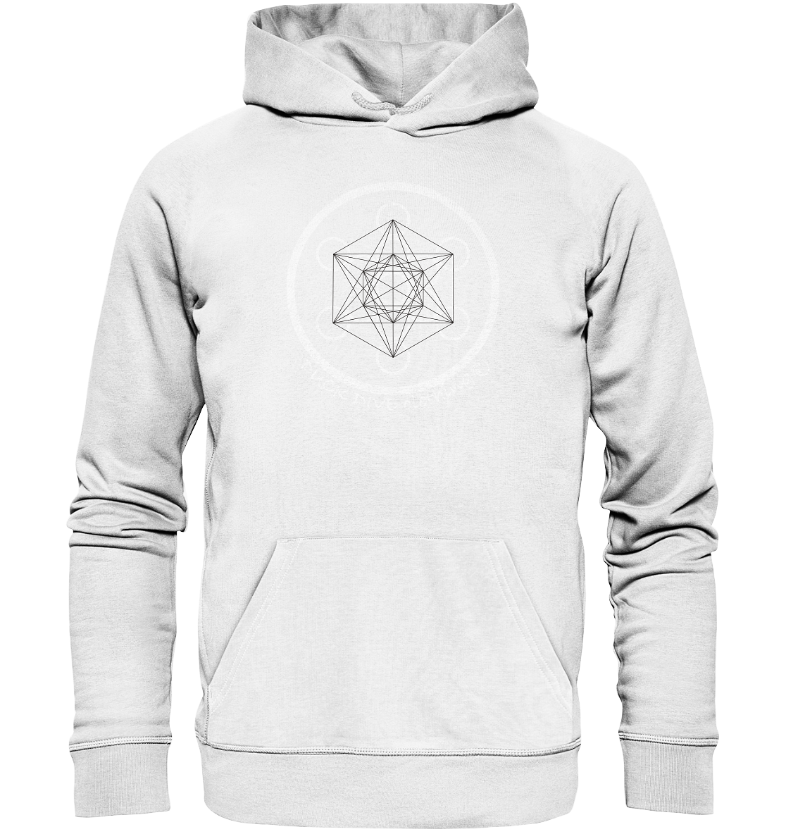 Hoodie - Flower of Life - Organic Hoodie - Duck Dive Clothing