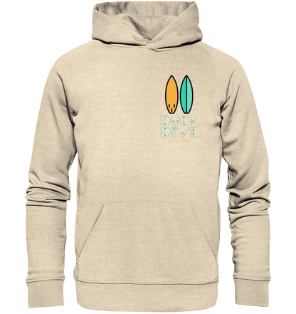 Two Surfboards - Organic Hoodie - Duck Dive Clothing