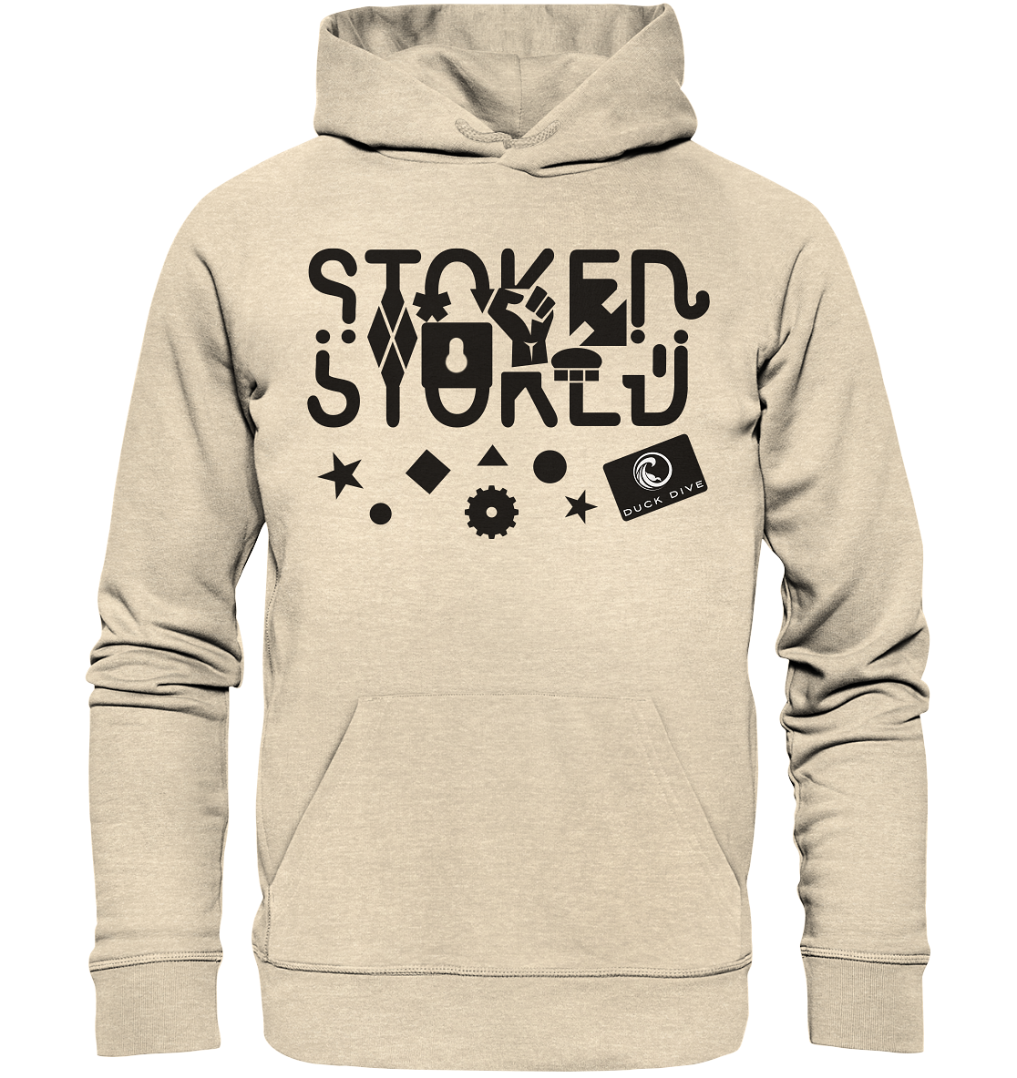 Stoked Floded - Organic Hoodie - Duck Dive Clothing