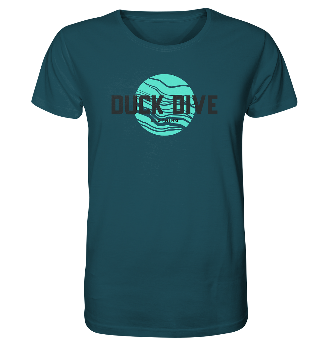 Shirt - Circule Waves - Organic Shirt - Duck Dive Clothing
